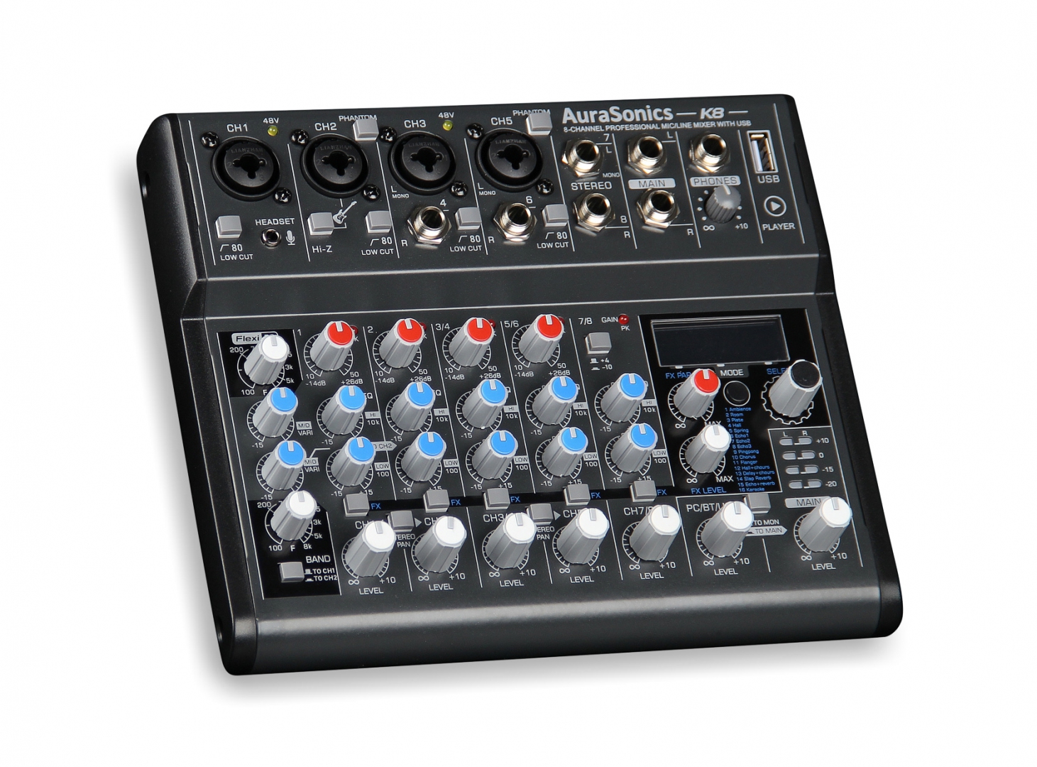 AuraSonics K8 компактный микшерный пульт в Жуковском