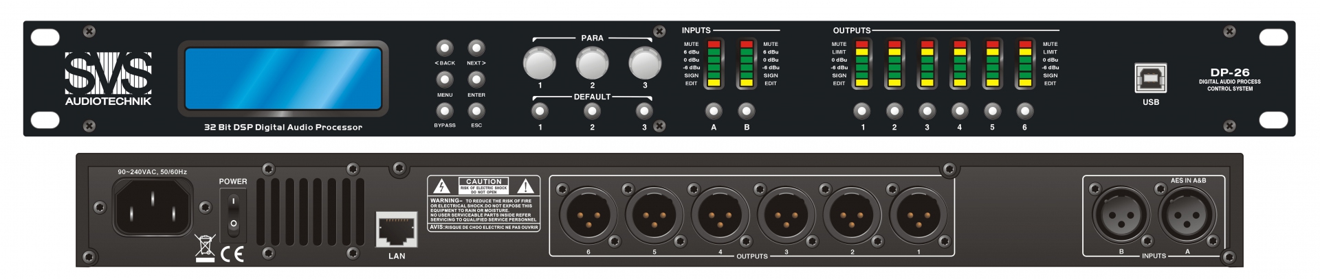 SVS Audiotechnik DP-26 Цифровой процессор: 2 входа 6 выходов в Жуковском