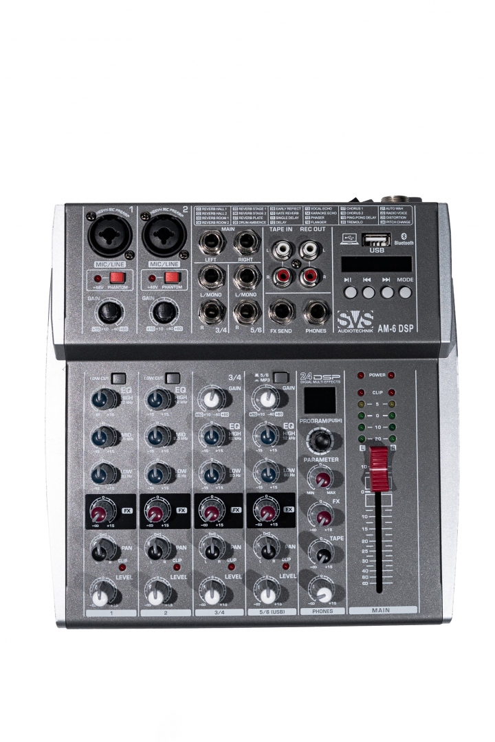 SVS Audiotechnik mixers AM-6 DSP Микшерный пульт аналоговый, 6-канальный SVS Audiotechnik mixers в Жуковском