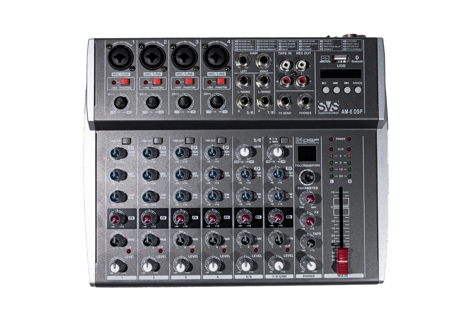 SVS Audiotechnik mixers AM-8 DSP Микшерный пульт аналоговый, 8-канальный в Жуковском